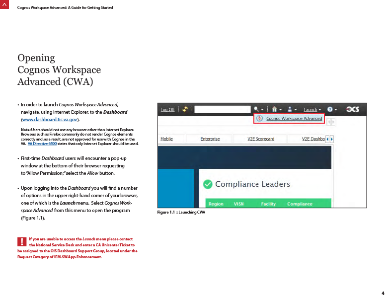 Cognos Workspace Advanced Getting Started demo image 2 in carousel