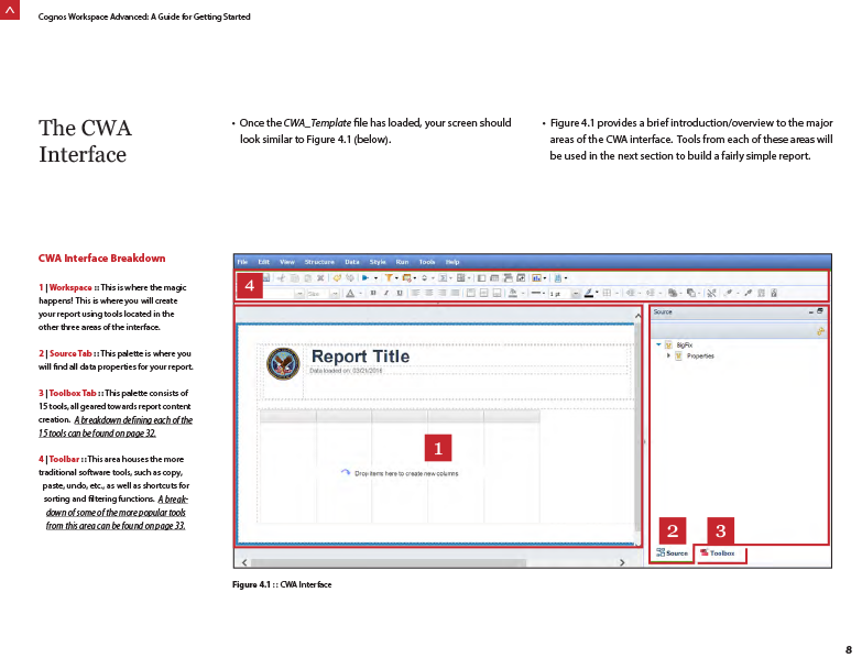 Cognos Workspace Advanced Getting Started demo image 6 in carousel