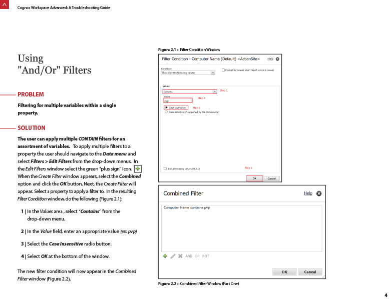 Cognos Workspace Advanced Troubleshooting Guide demo image 3 in carousel