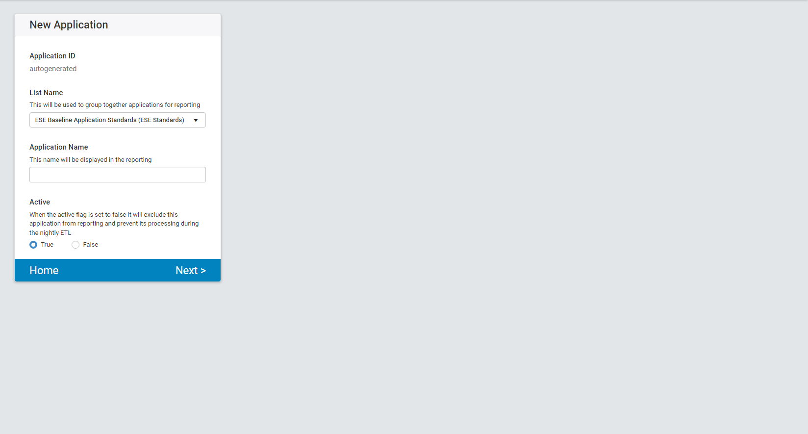 ESE Application demo image 2 in carousel