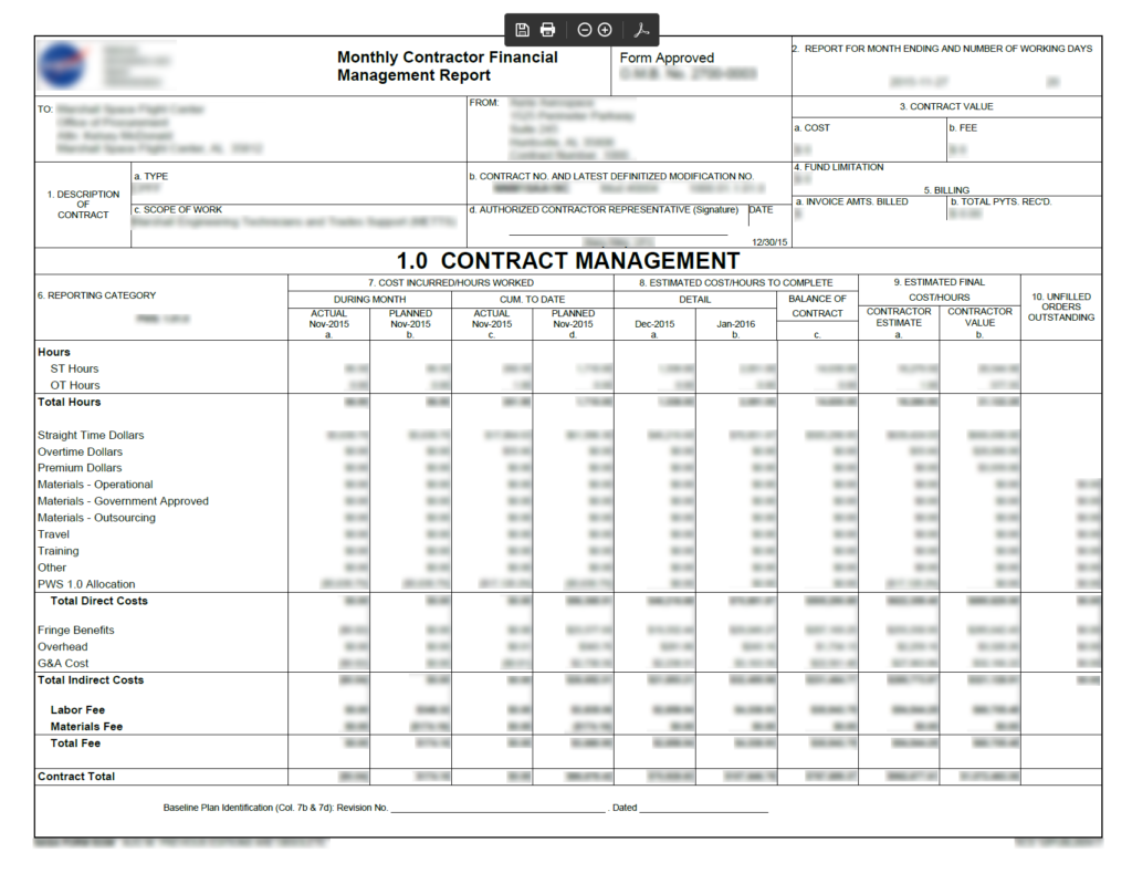 Monthly Financial Mgmt. Report image