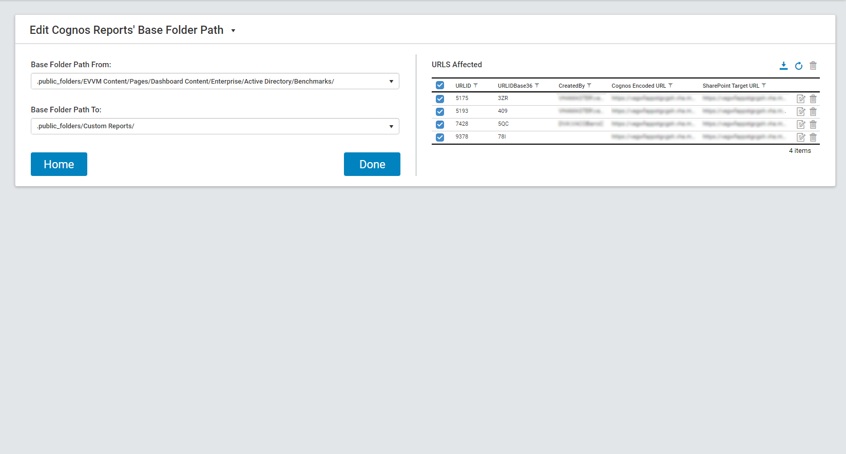 Shortened URL Error Management application demo image 3 in carousel